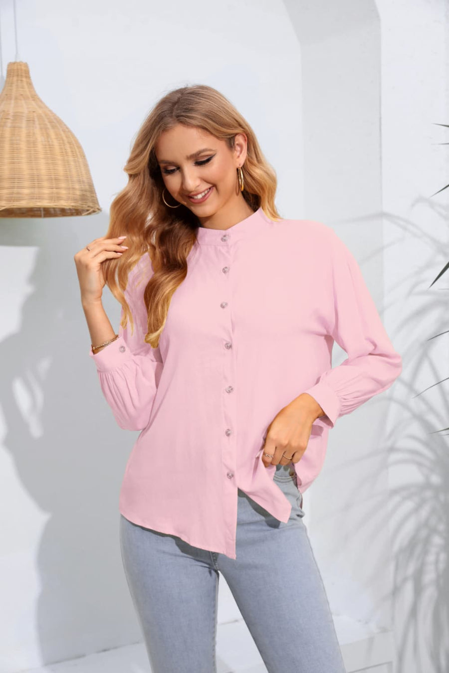 The Bloomsbury Asymmetric Button Shirt