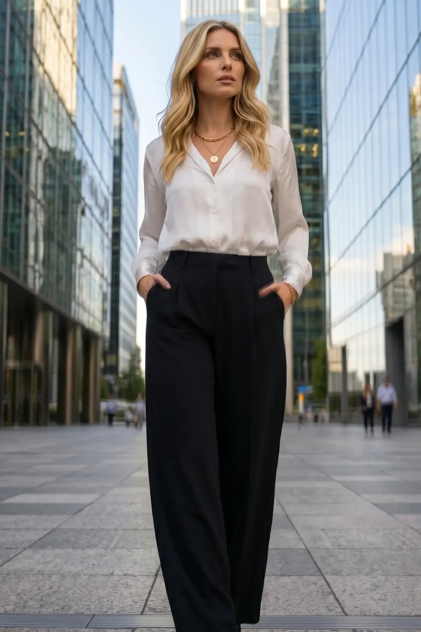 The Aura Flyweight Wide-Leg Trousers