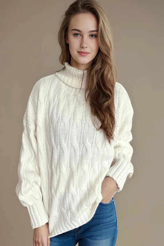 The Cotswolds Heavy Cable-Knit Sweater